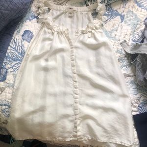 cream tank top blouse